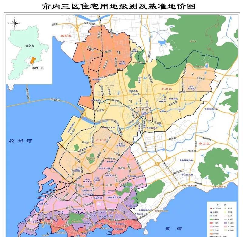 未来10年,青岛买房必看的三张地图!